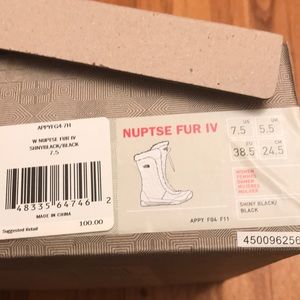 North face snow boots